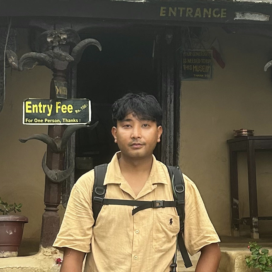 Risab Shrestha in Nepal